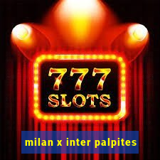 milan x inter palpites